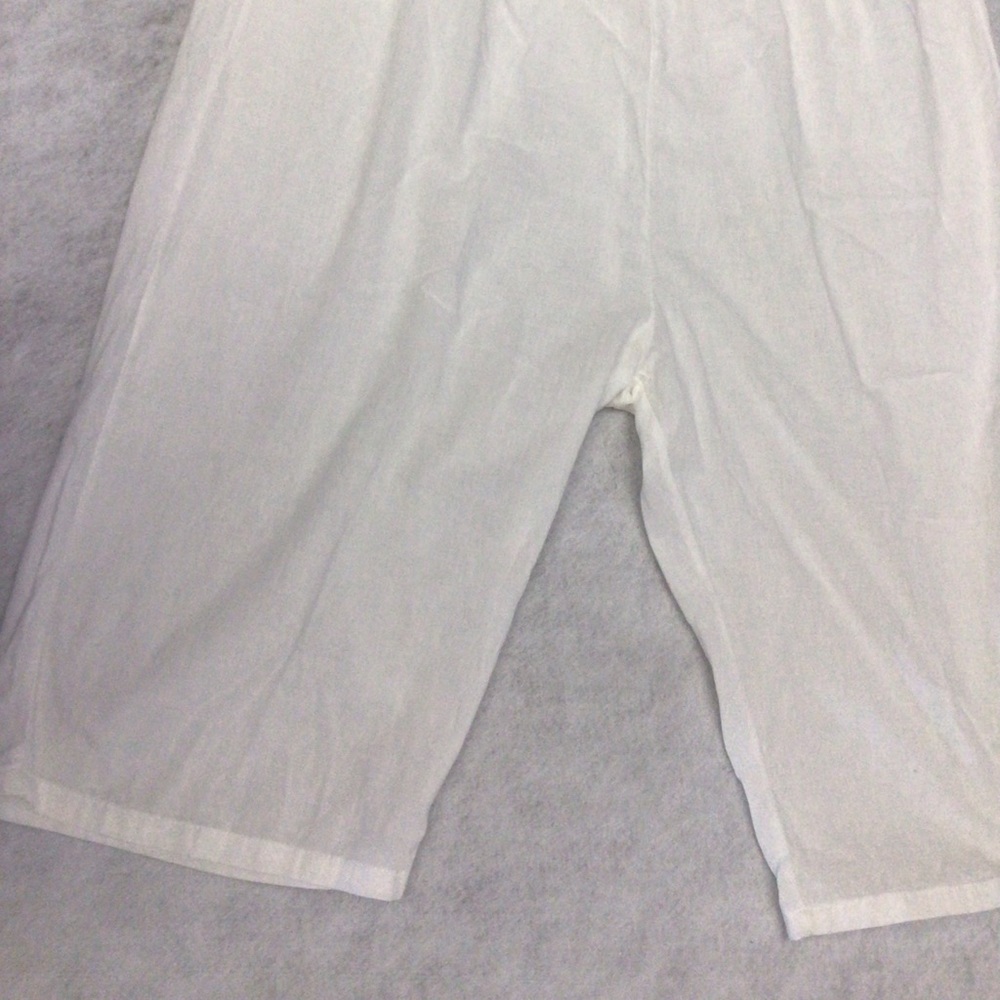 2Xl white unisex Harem pants